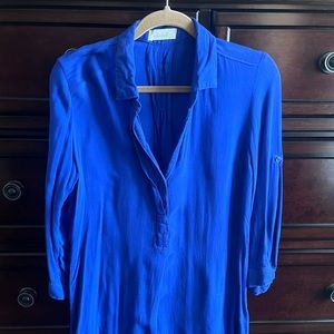 Bella Dahl Blue Blouse Shirt
